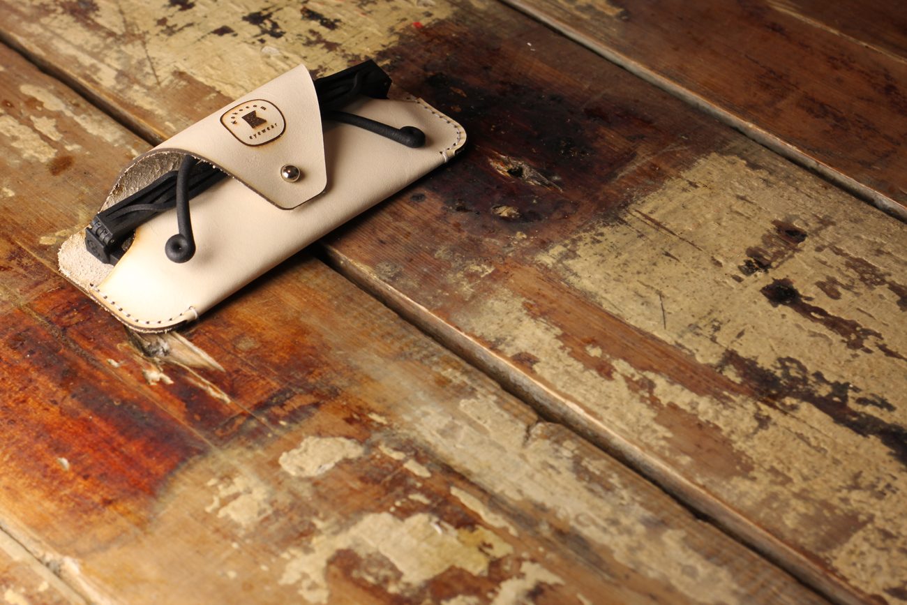 Kokosom leather case, logo embossed